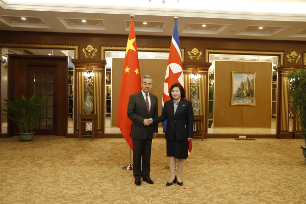 王毅同朝鲜外相崔善姬举行会谈相关图片