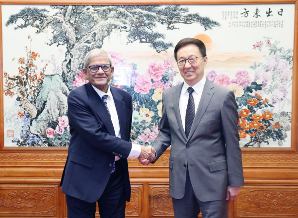 韩正会见孟加拉国民族主义党高级干部考察团相关图片