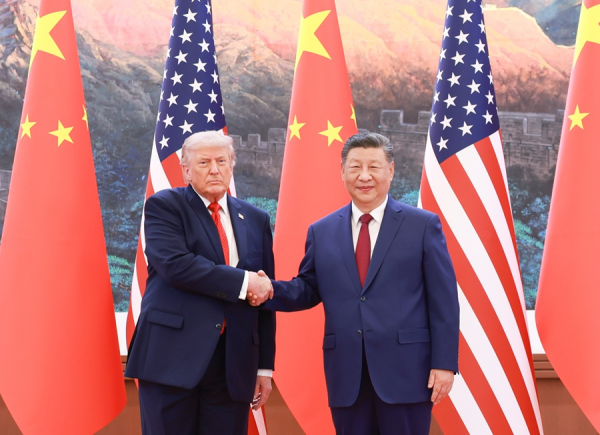 习近平同美国总统特朗普会谈相关图片