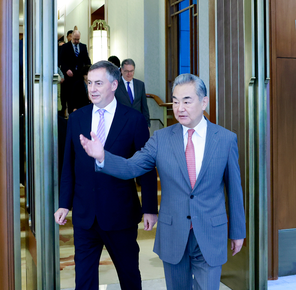 王毅会见欧洲议会外事委员会代表团相关图片